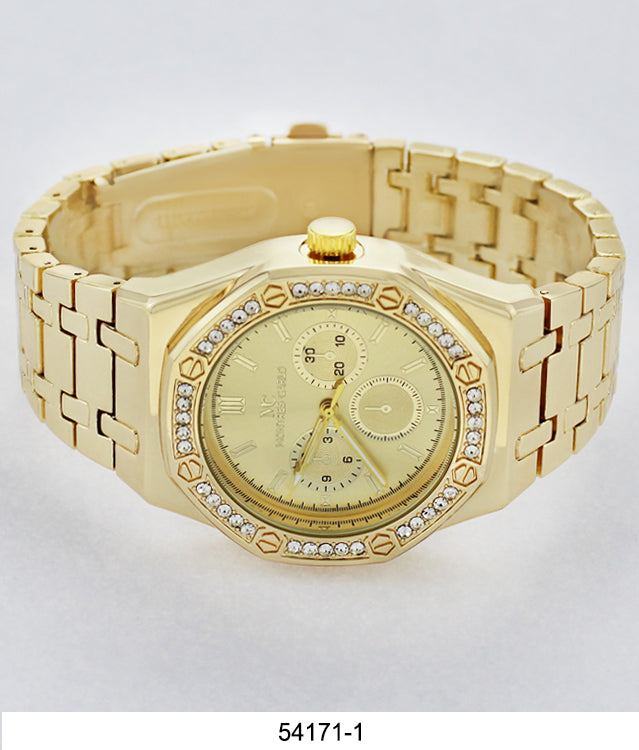 5417-Montres Carlo Metal Band Watch