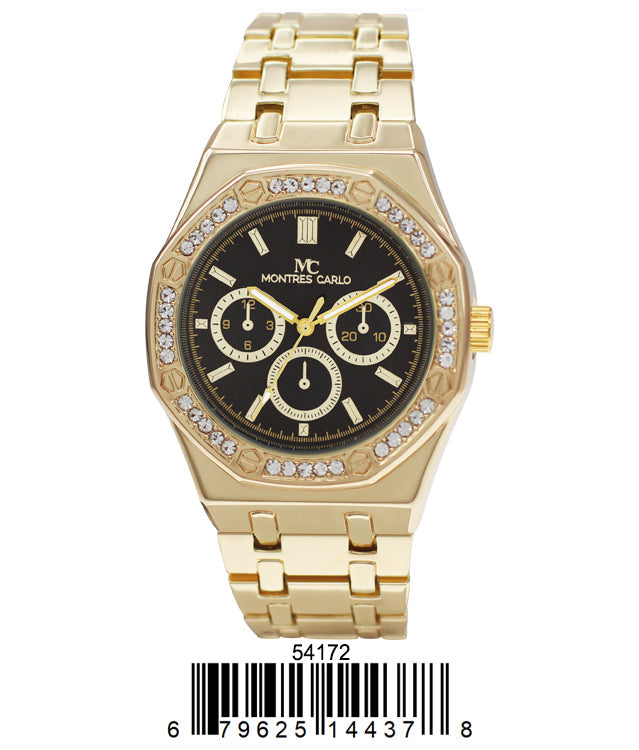 5417-Montres Carlo Metal Band Watch