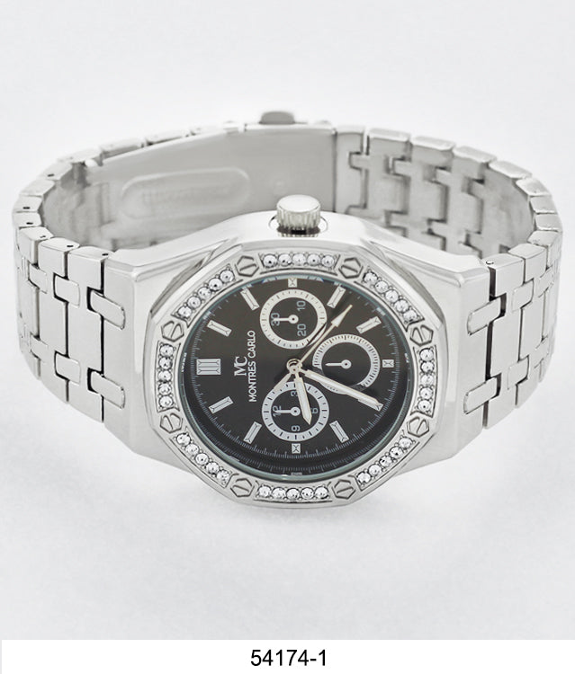 5417-Montres Carlo Metal Band Watch