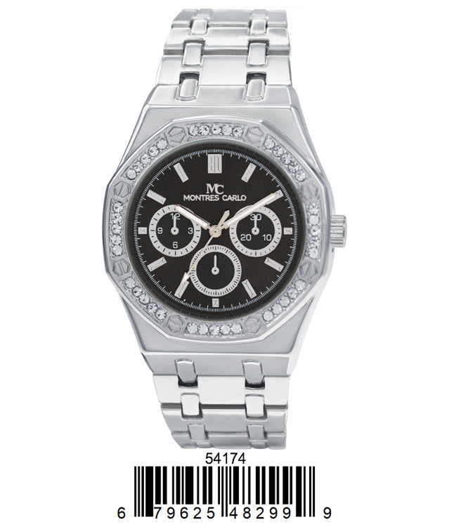 5417-Montres Carlo Metal Band Watch