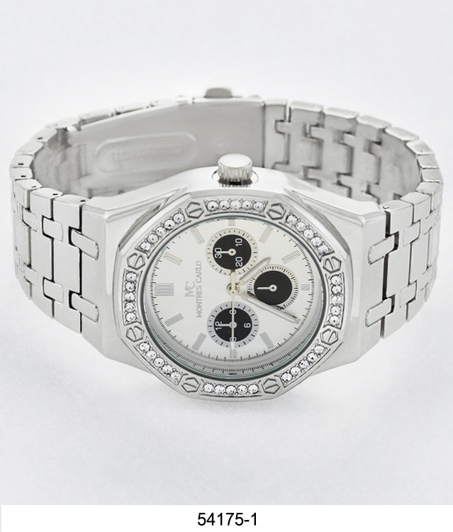5417-Montres Carlo Metal Band Watch