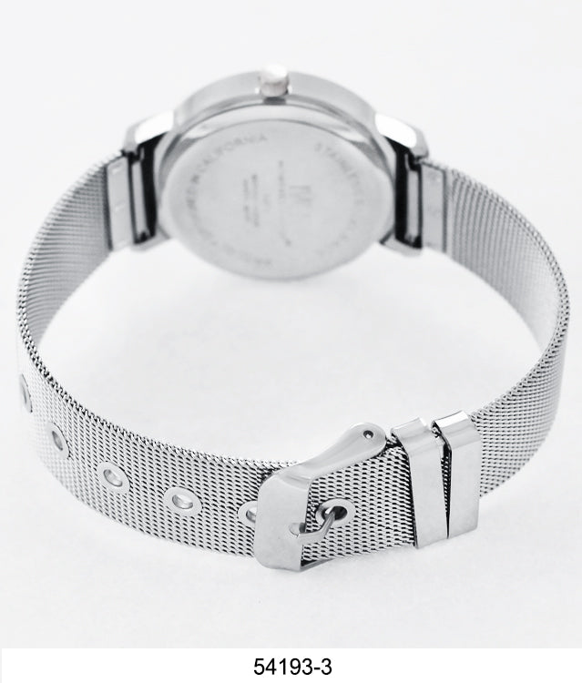 5419-Montres Carlo Mesh Band Watch