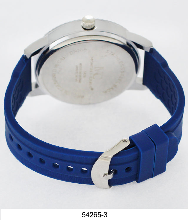 5426-Montres Carlo Silicone Band Watch