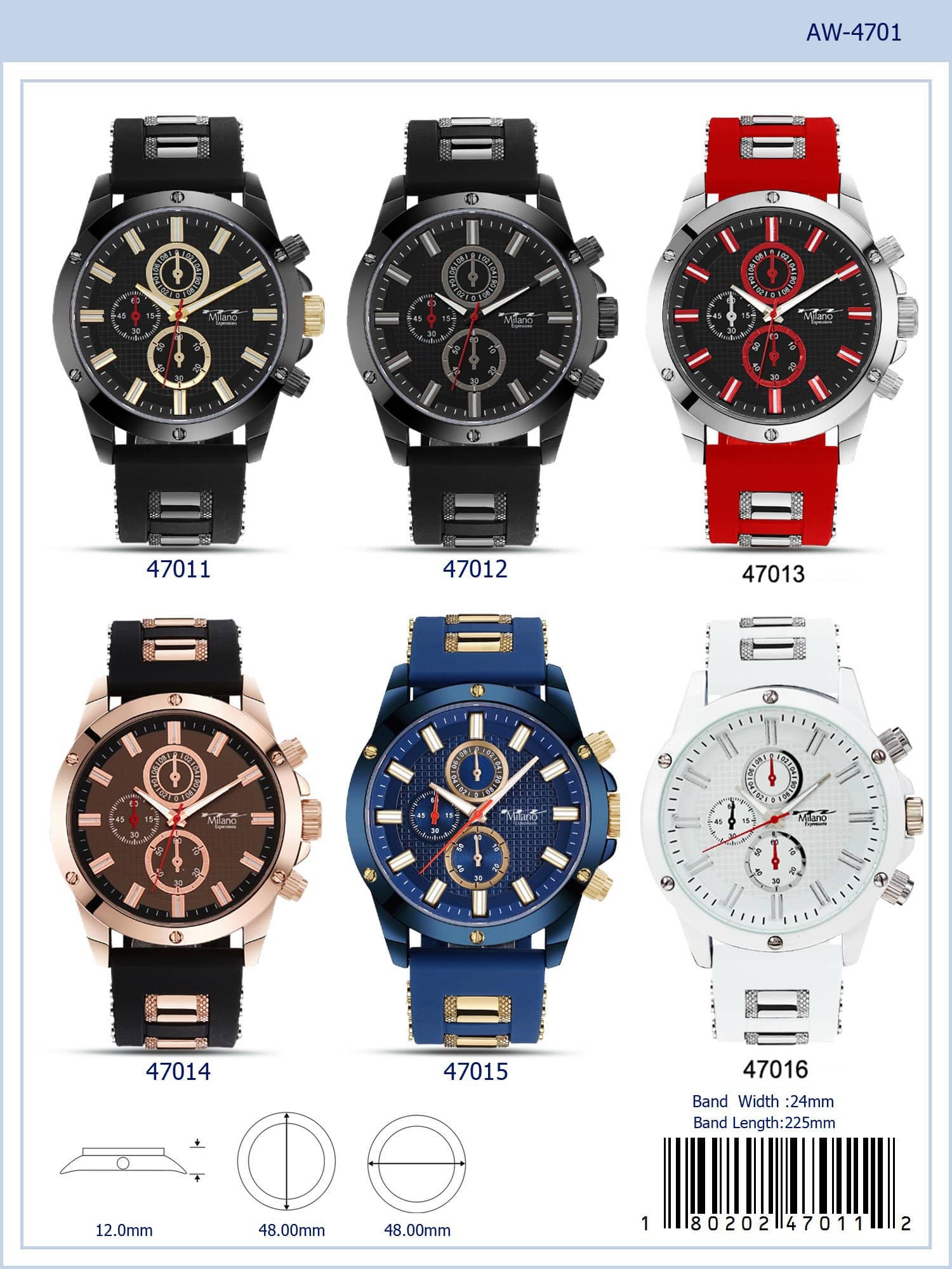 4701 - Bullet Band Watch