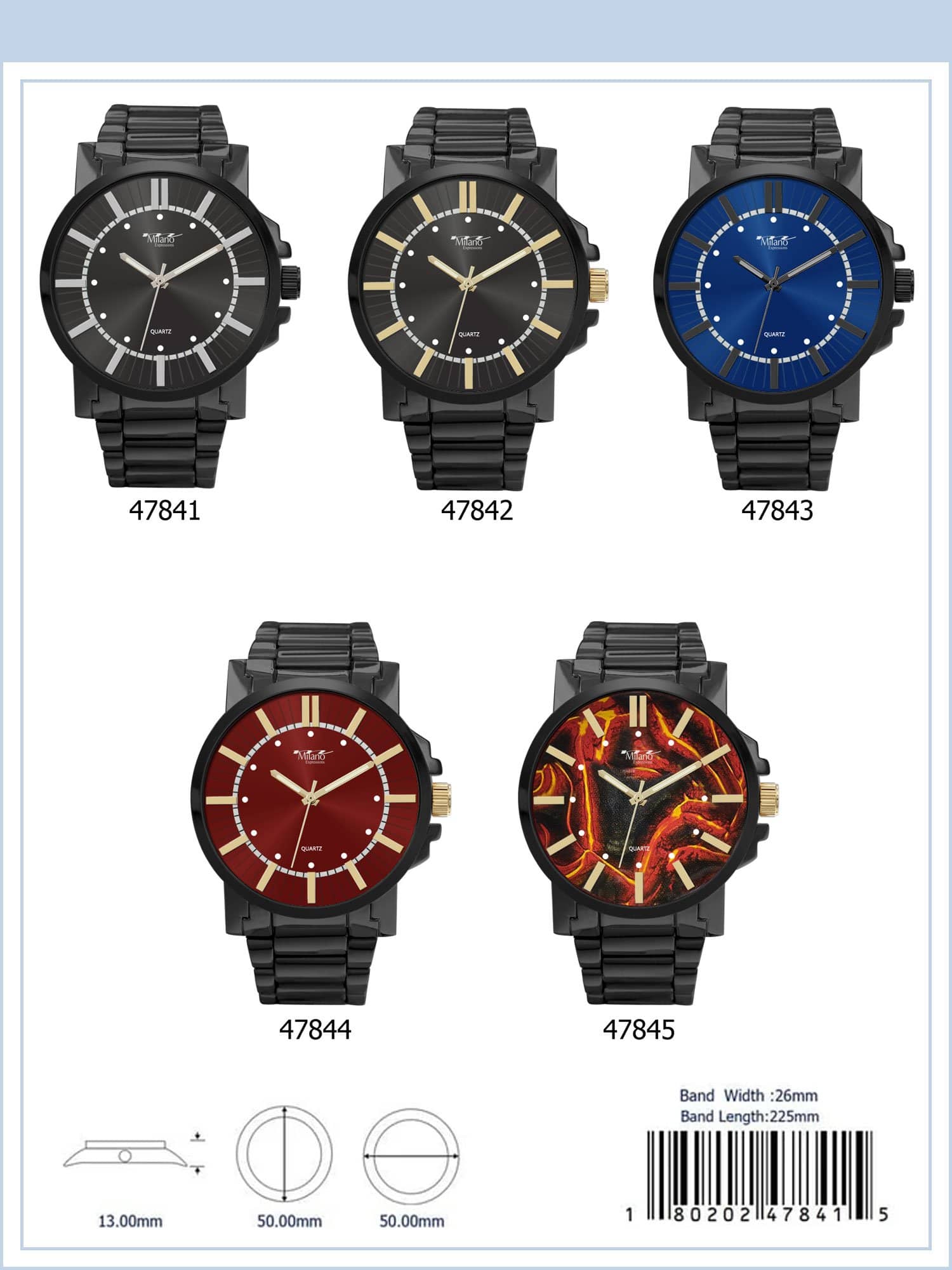 4784 - Metal Band Watch