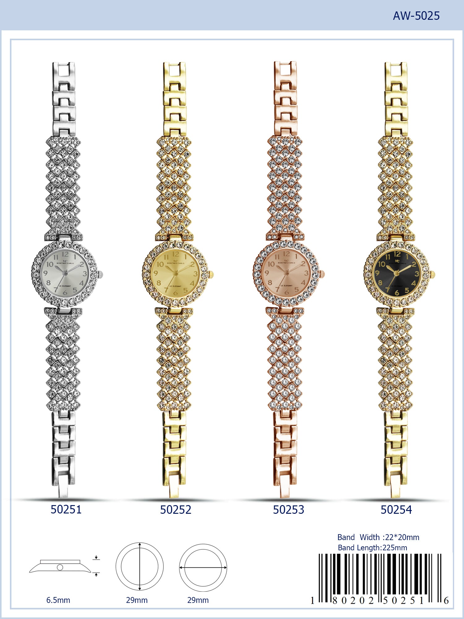 5025 - Reloj Pulsera