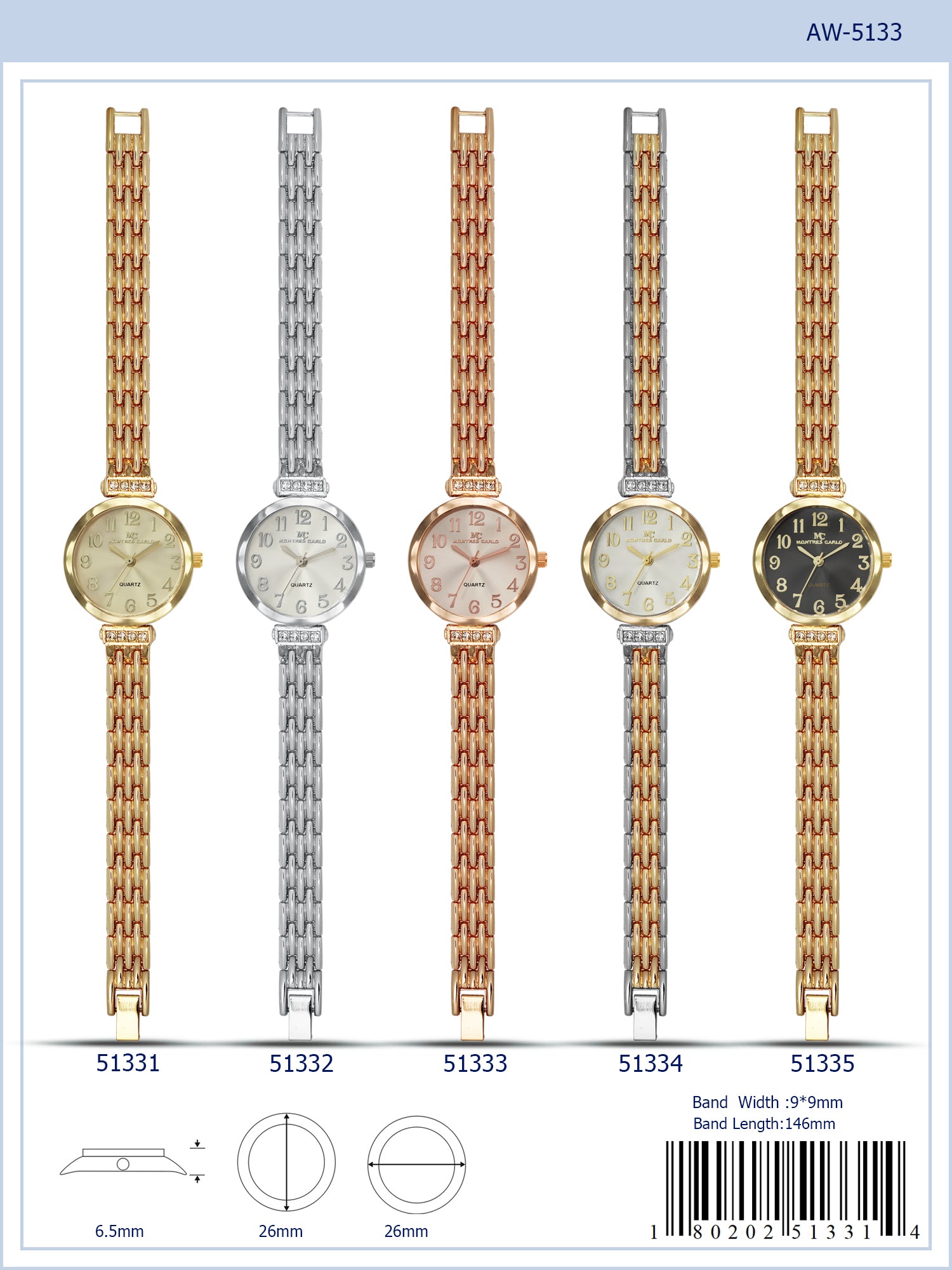 5133 - Reloj Pulsera