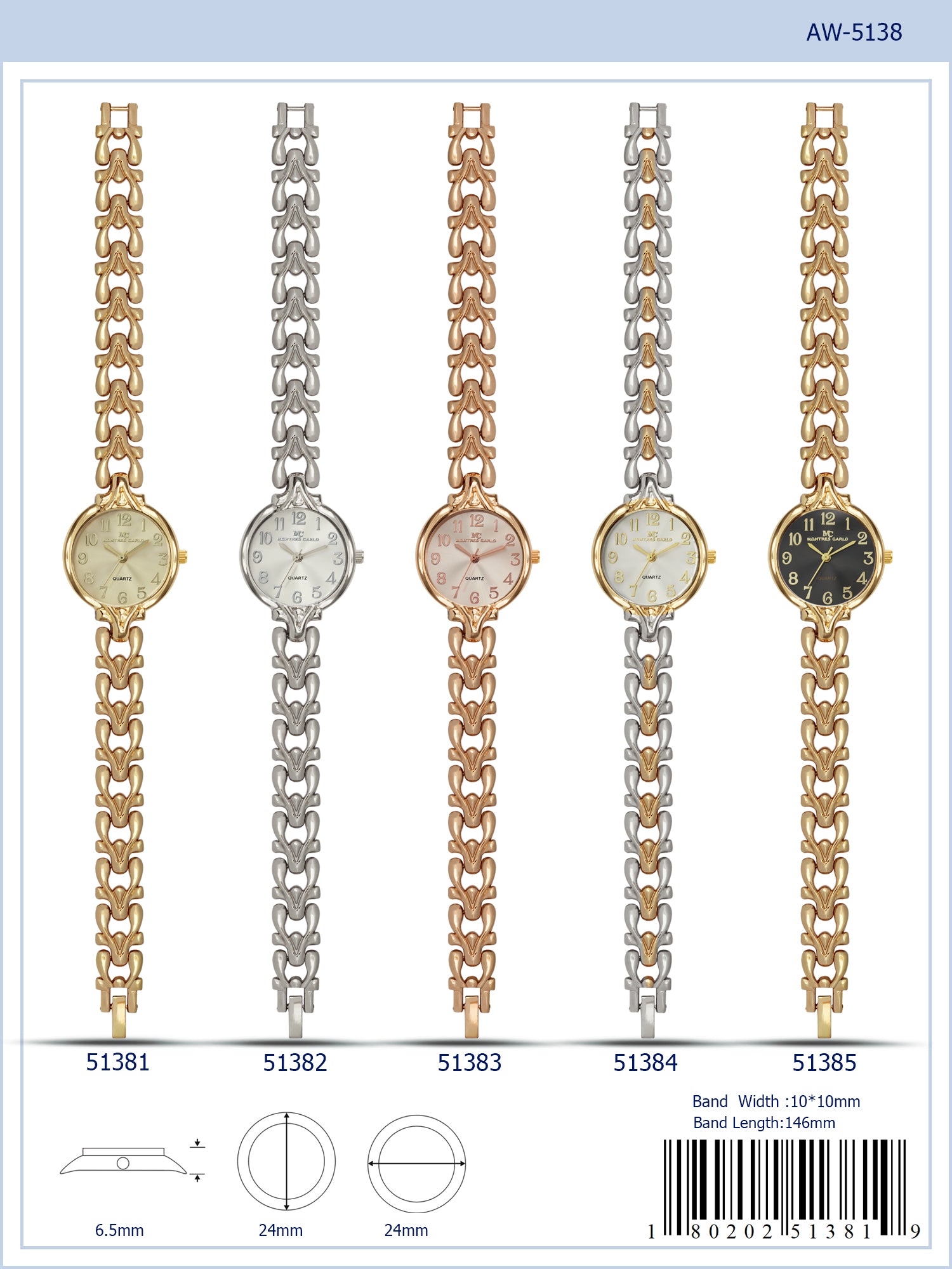 5138 - Reloj Pulsera