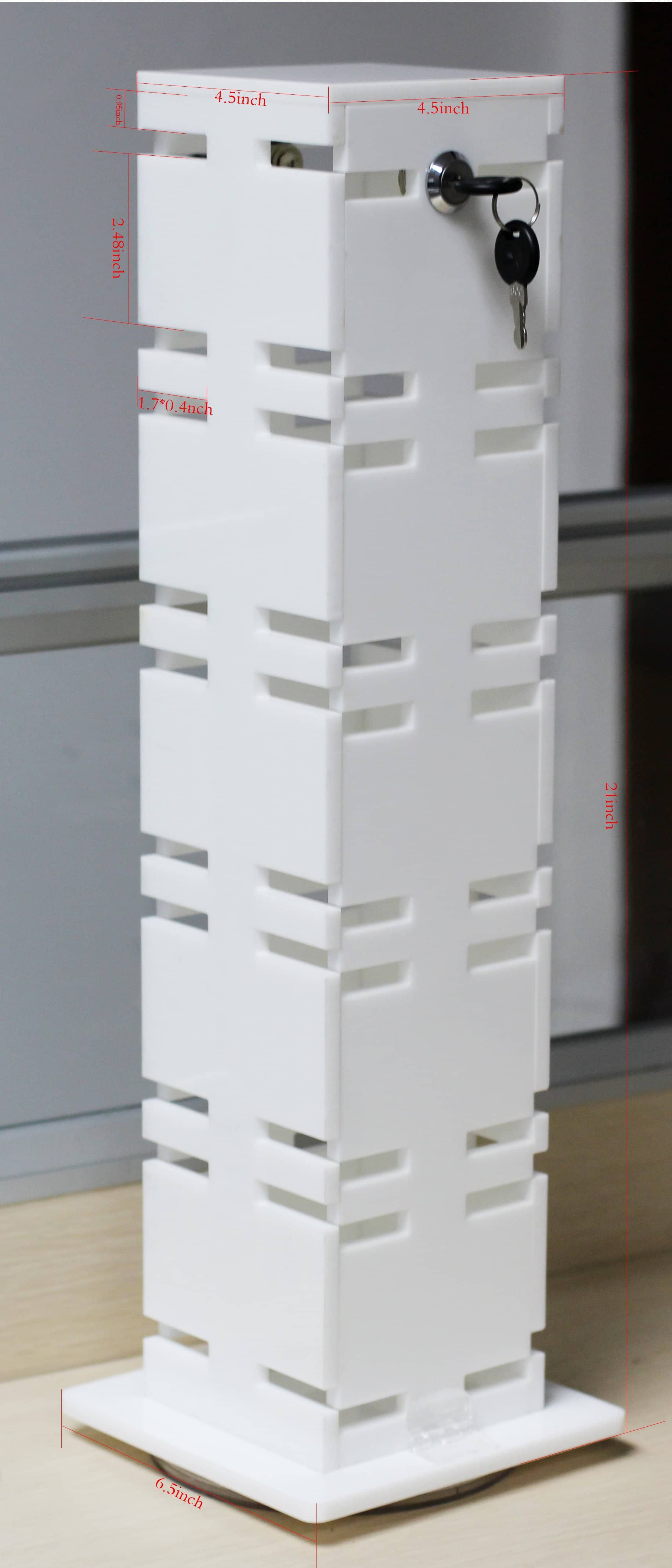 Exhibidor permanente con cerradura y 60 relojes (G-2009)