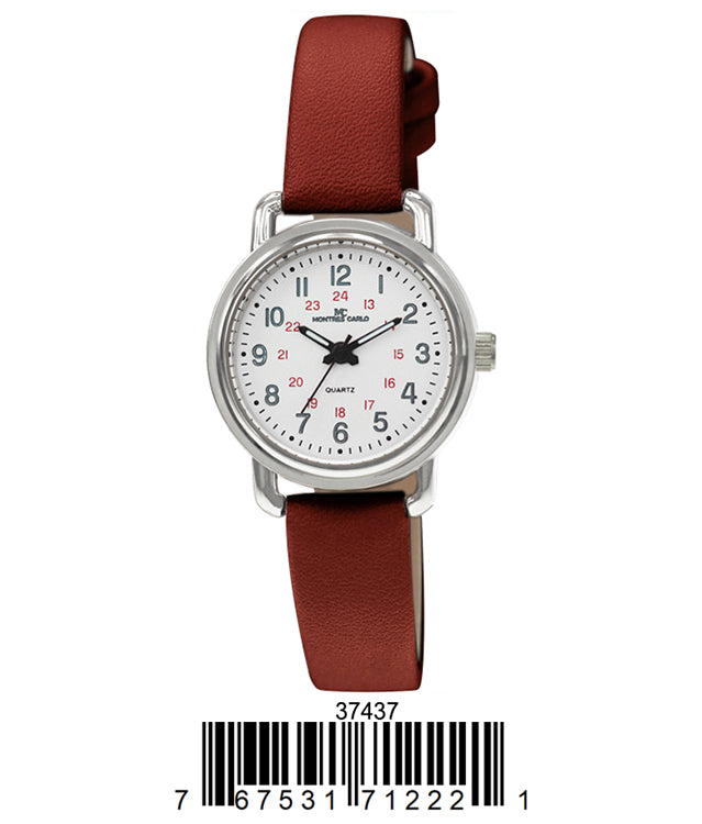 3743 - Reloj con correa de cuero vegano