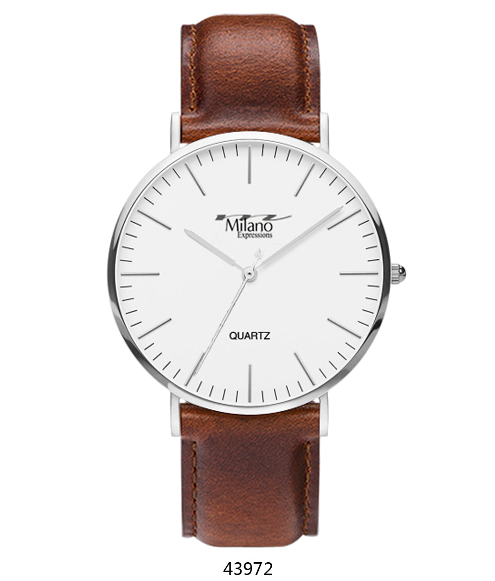 4397 - Vegan Leather Band Watch