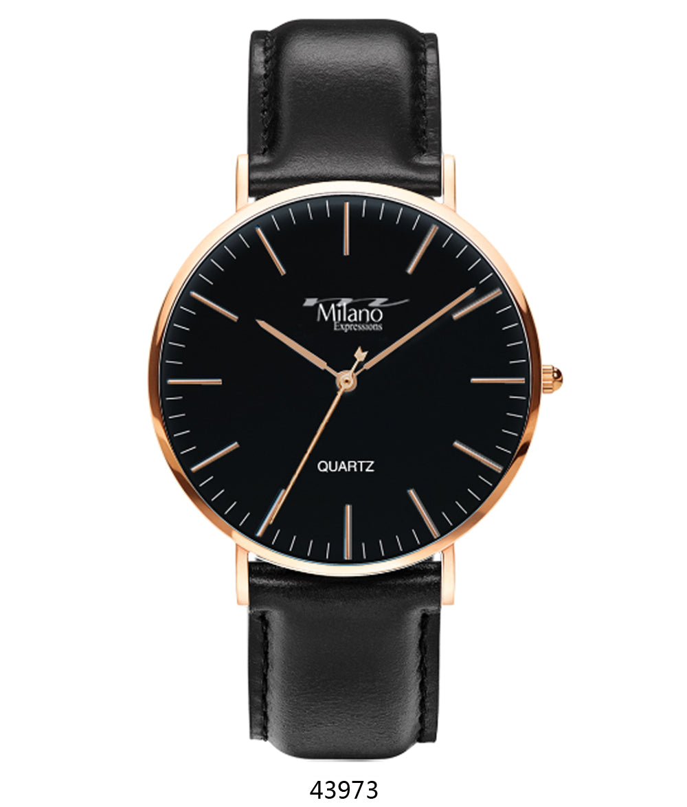 4397 - Vegan Leather Band Watch