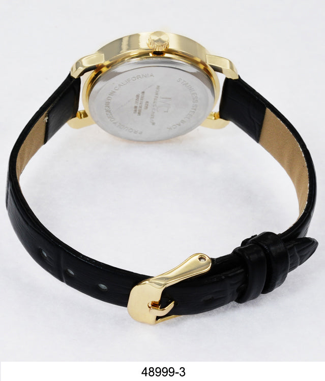 4899 - Faux Leather Band Watch