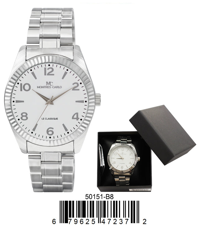 5015 - Boxed Metal Band Watch