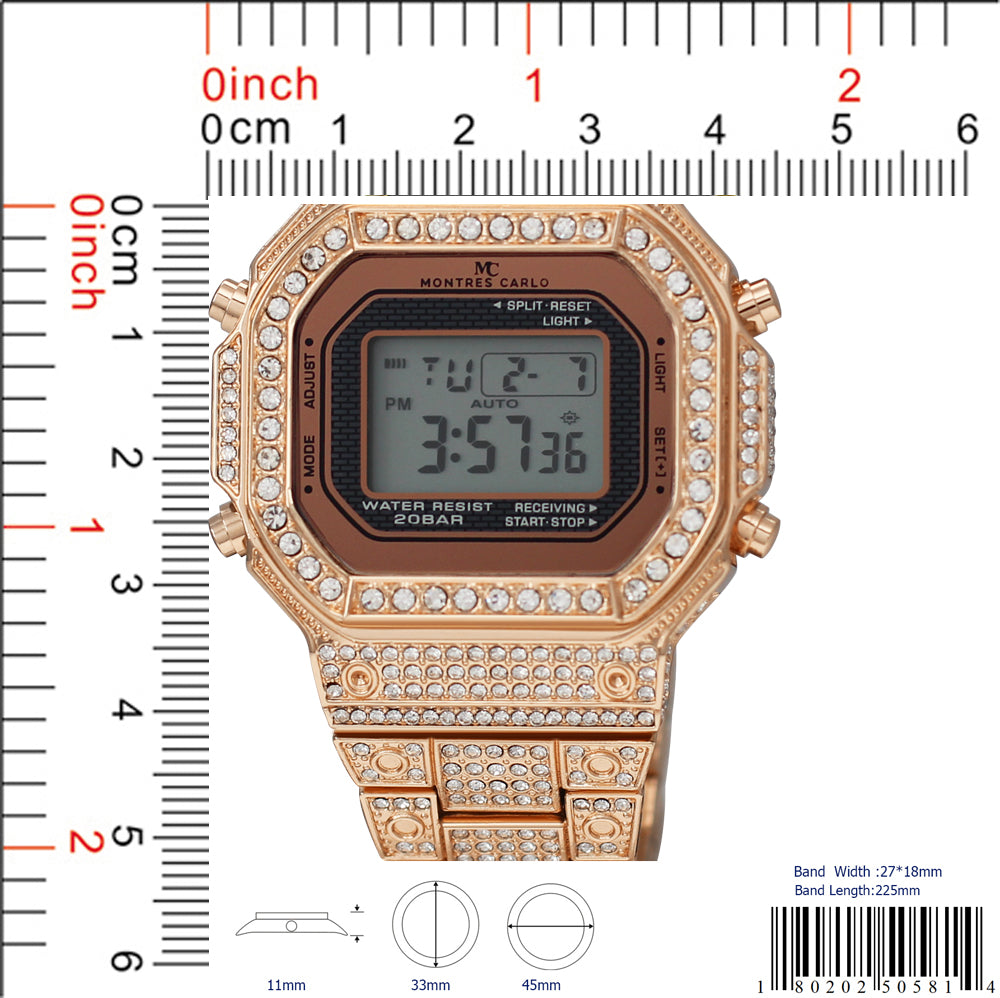 5058 - Iced Digital Watch Special