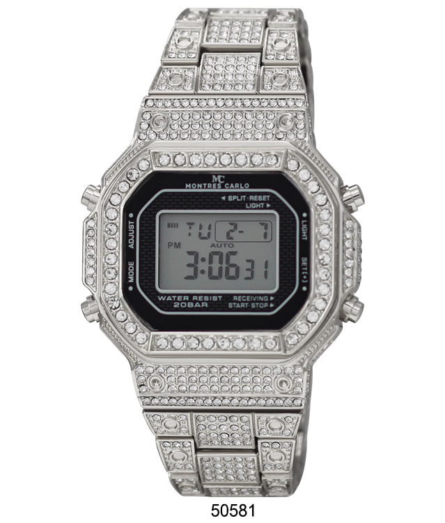5058 - Iced Digital Watch