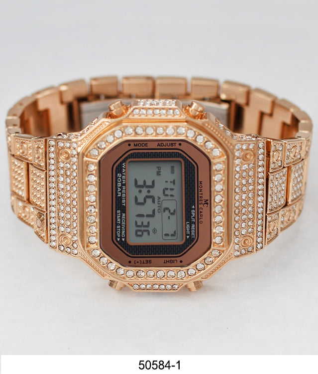 5058 - Iced Digital Watch