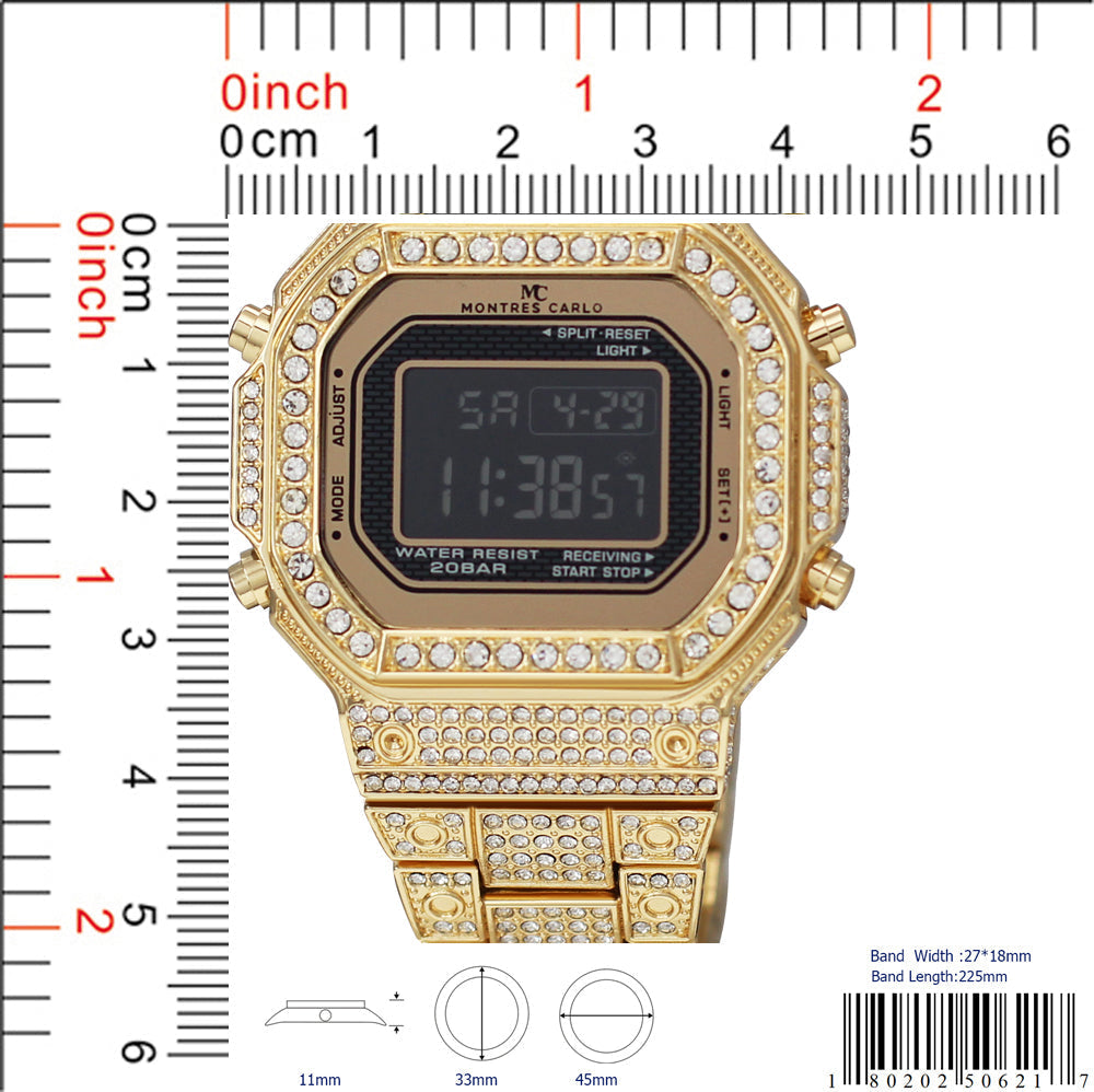 5062 - Iced Digital Watch - Special