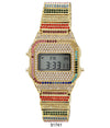 5174 - Iced Retro LCD Watch - Special