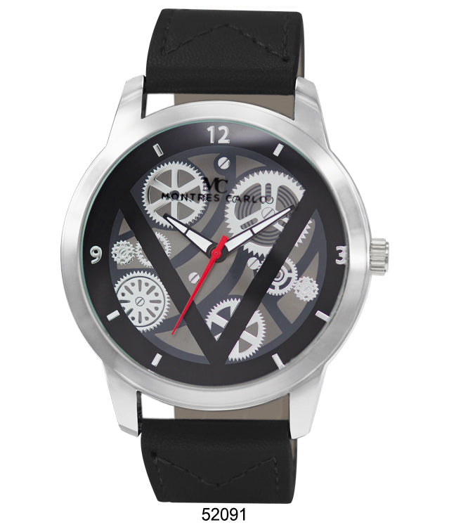 5209 - Vegan Leather Band Watch - Special