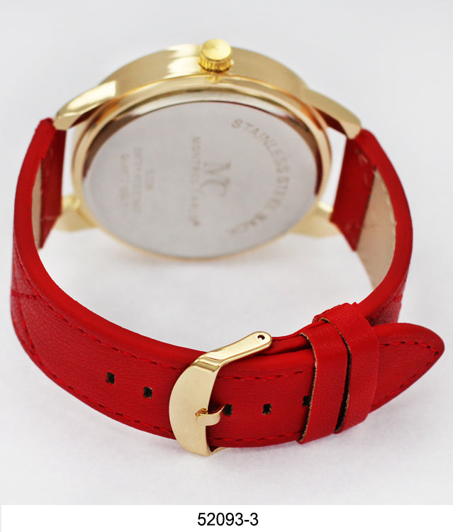 5209 - Vegan Leather Band Watch - Special