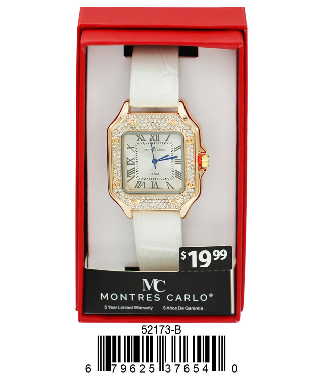 5217-B Vegan Leather Band Watch Gift Box Edition