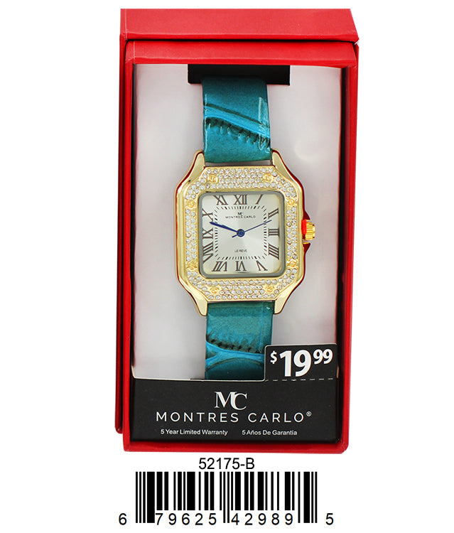 5217-B Vegan Leather Band Watch Gift Box Edition