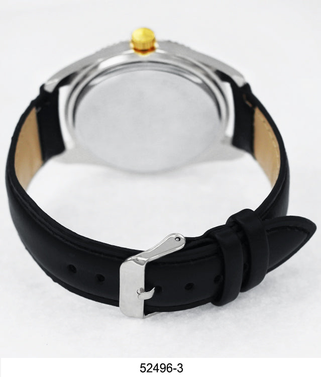 5249 - Vegan Leather Band Watch