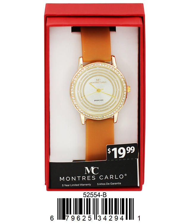 5255-B Silicon Band Watch Gift Box Edition
