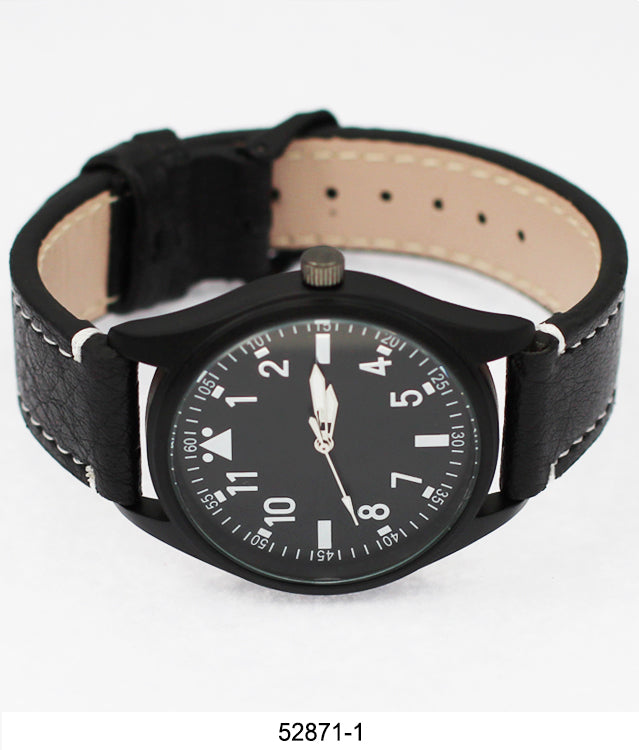 5287 - Vegan Leather Band Watch