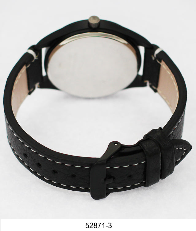 5287 - Vegan Leather Band Watch