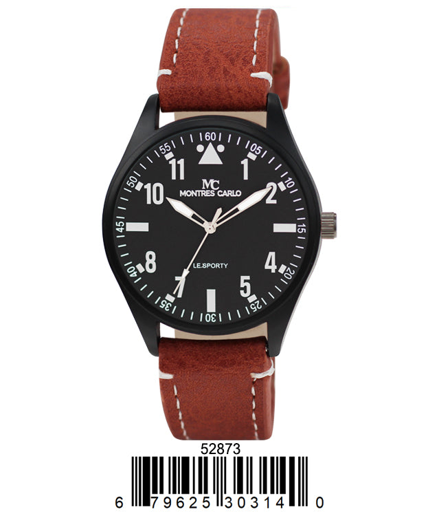 5287 - Reloj con correa de cuero vegano