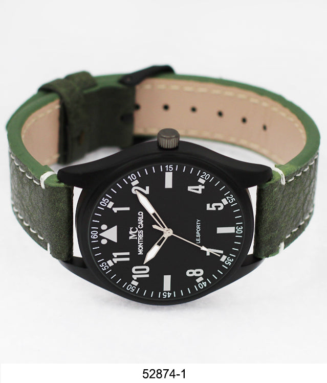 5287 - Vegan Leather Band Watch