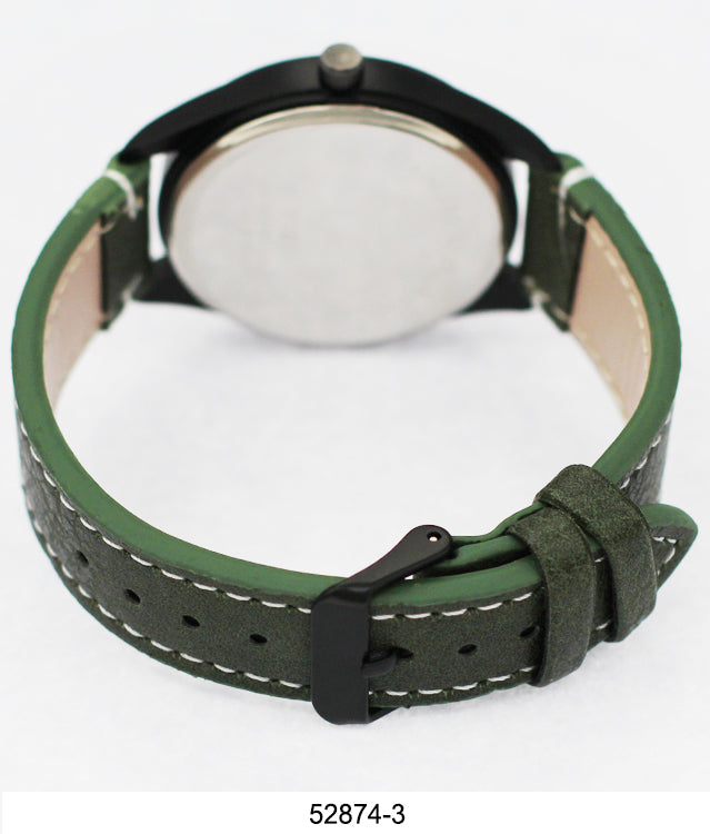 5287 - Vegan Leather Band Watch