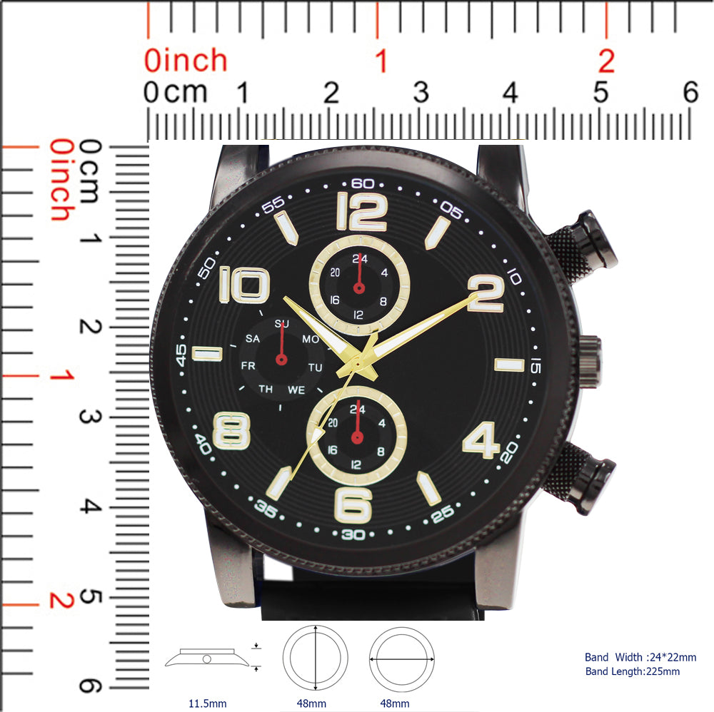 5291 - Reloj con correa de silicona preempaquetado