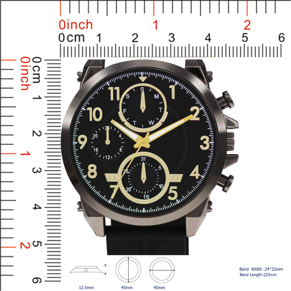 5292 - Reloj con correa de silicona preempaquetado