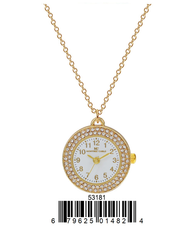 5318 - Pendant Necklace Watch