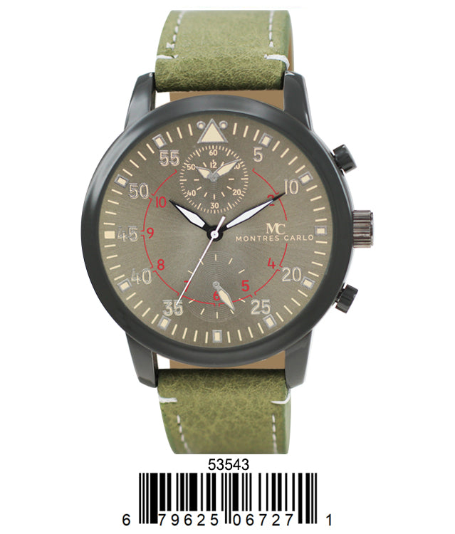 5354 - Vegan Leather Band Watch