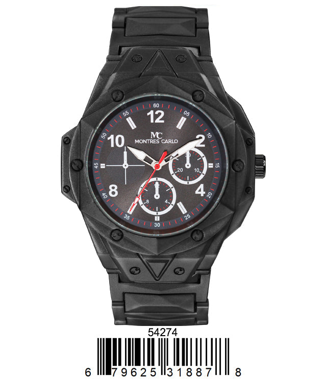5427-Montres Carlo Metal Band Watch