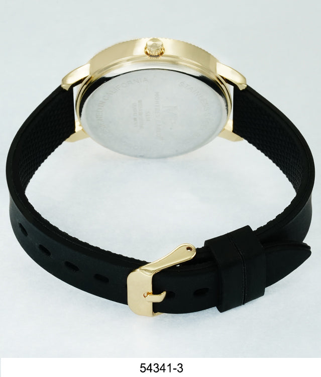 5434-Montres Carlo Silicon Band Watch