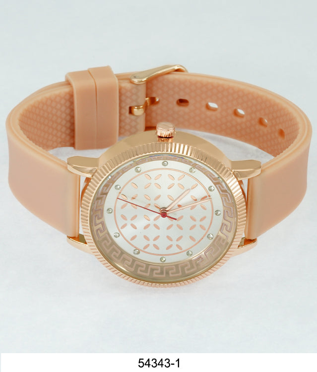 5434-Montres Carlo Silicon Band Watch