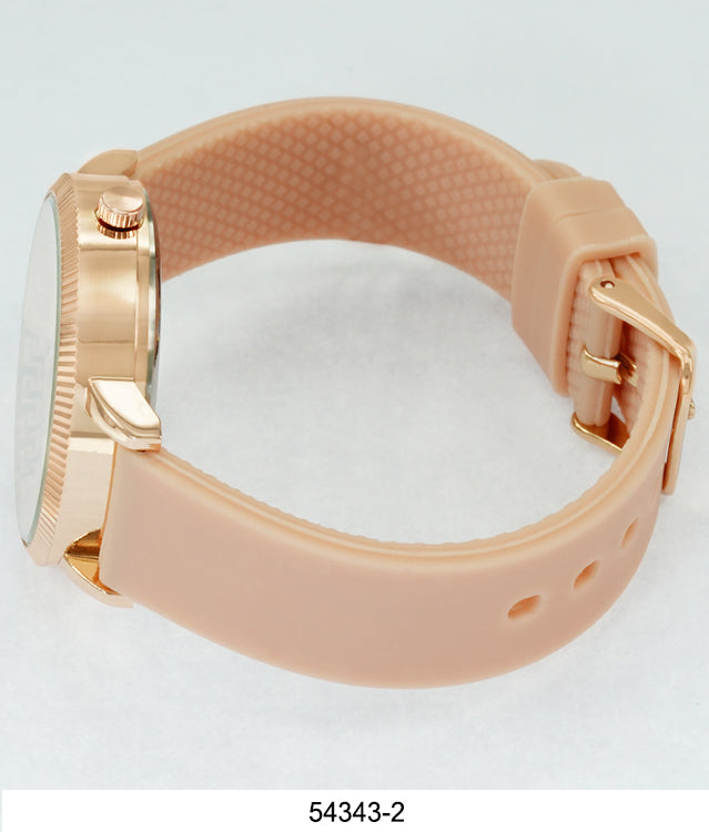 5434-Montres Carlo Silicon Band Watch