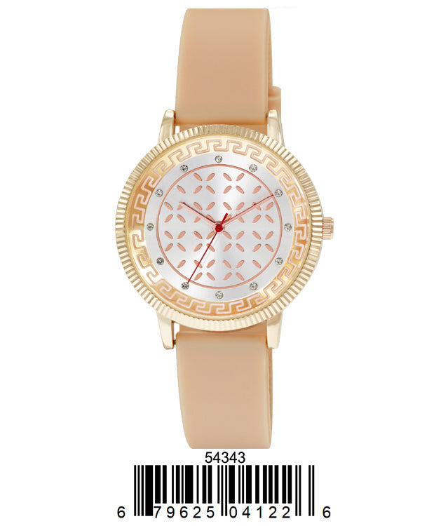 5434-Montres Carlo Silicon Band Watch