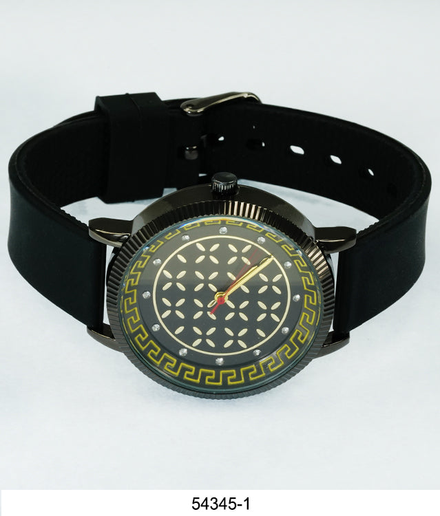 5434-Montres Carlo Silicon Band Watch