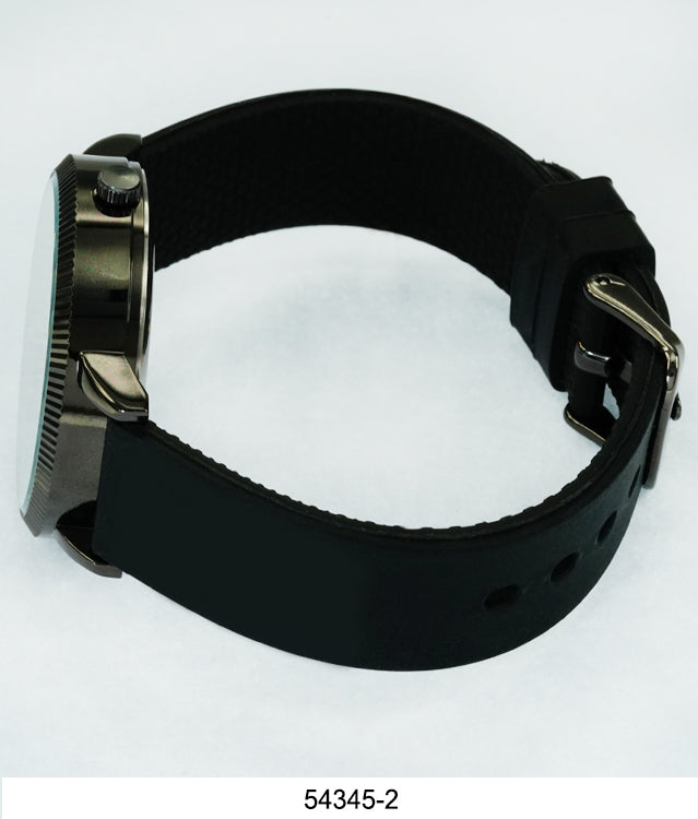 5434-Montres Carlo Silicon Band Watch