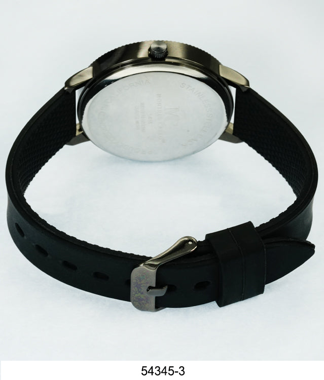 5434-Montres Carlo Silicon Band Watch