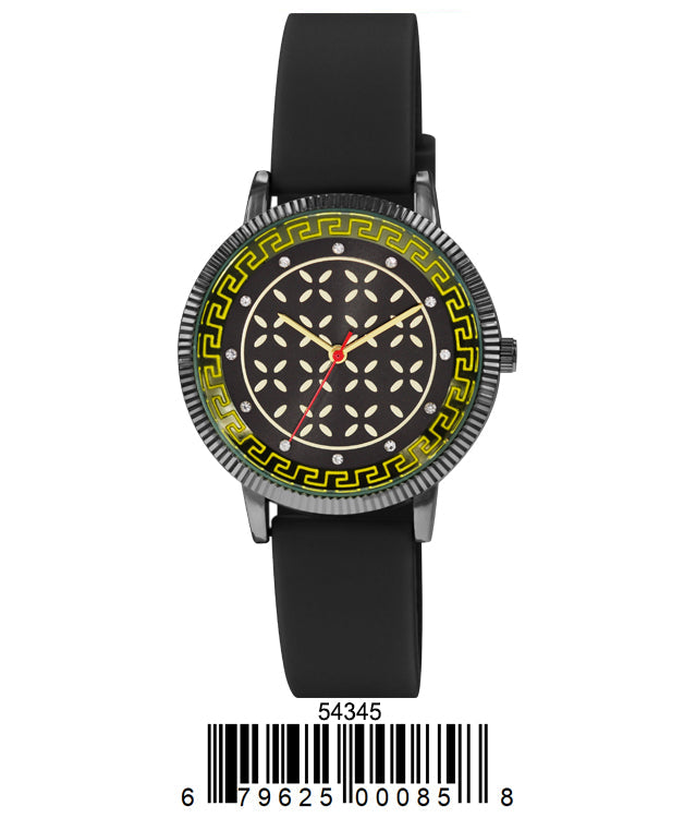 5434-Montres Carlo Silicon Band Watch