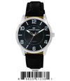 5528 - Faux Leather Band Watch