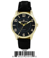 5528 - Faux Leather Band Watch
