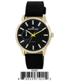 5529 - Faux Leather Band Watch